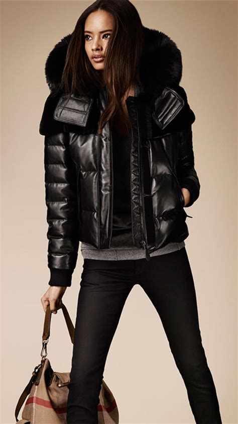 burberry designer puffer jacket